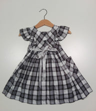 Load image into Gallery viewer, Dress with curled sleeve in viscose