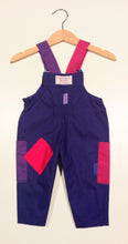 Load image into Gallery viewer, Dungaree in cotton with colored patches