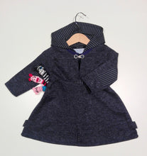 Load image into Gallery viewer, Dress with long sleeves with hood Blue