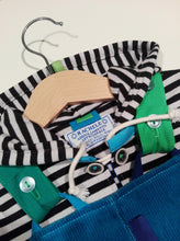 Load image into Gallery viewer, Long-sleeved striped sweater with hood