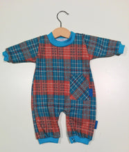 Load image into Gallery viewer, Onesie in mixed cotton with colorful cuffs