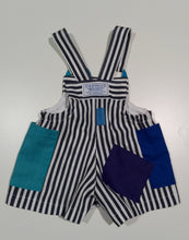 Load image into Gallery viewer, Short dungaree in mixed cotton & linen