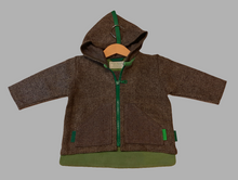 Load image into Gallery viewer, Jacket in wool with Green details