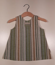 Load image into Gallery viewer, Trapeze Dress in hand woven cotton