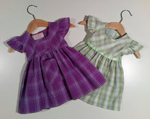 Load image into Gallery viewer, Dress with curled sleeve in cotton