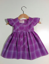 Load image into Gallery viewer, Dress with curled sleeve in cotton