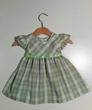 Load image into Gallery viewer, Dress with curled sleeve in cotton