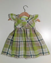 Load image into Gallery viewer, Dress with curled sleeve in linen