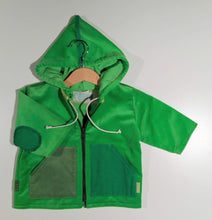 Load image into Gallery viewer, Jacket in velvet with hood