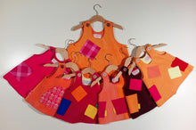 Load image into Gallery viewer, Trapeze Dress in corduroy with patches or pockets