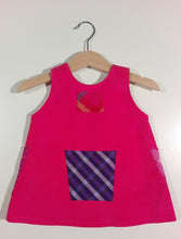 Load image into Gallery viewer, Trapeze Dress in corduroy with patches or pockets