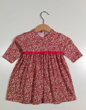 Load image into Gallery viewer, Dress with long sleeves curled in the waist