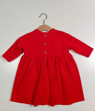 Load image into Gallery viewer, Dress with long sleeves curled in the waist