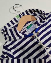 Load image into Gallery viewer, Long-sleeved striped sweater in cotton with hood