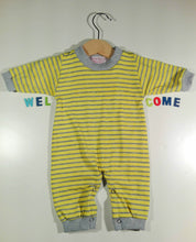 Load image into Gallery viewer, Onesie in thin cotton with cuffs