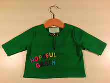 Load image into Gallery viewer, Long-sleeved green sweater in cotton