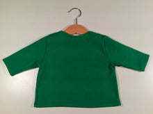 Load image into Gallery viewer, Long-sleeved green sweater in cotton