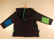 Load image into Gallery viewer, Warm gray sweater in wool with hood