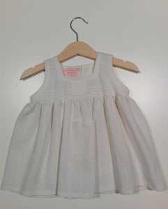 Dress without sleeve in cotton