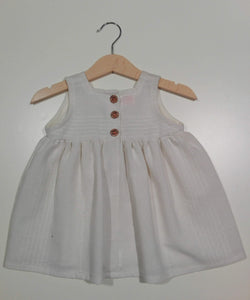 Dress without sleeve in cotton