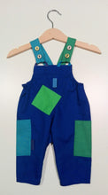 Load image into Gallery viewer, Dungaree in cotton with colored patches
