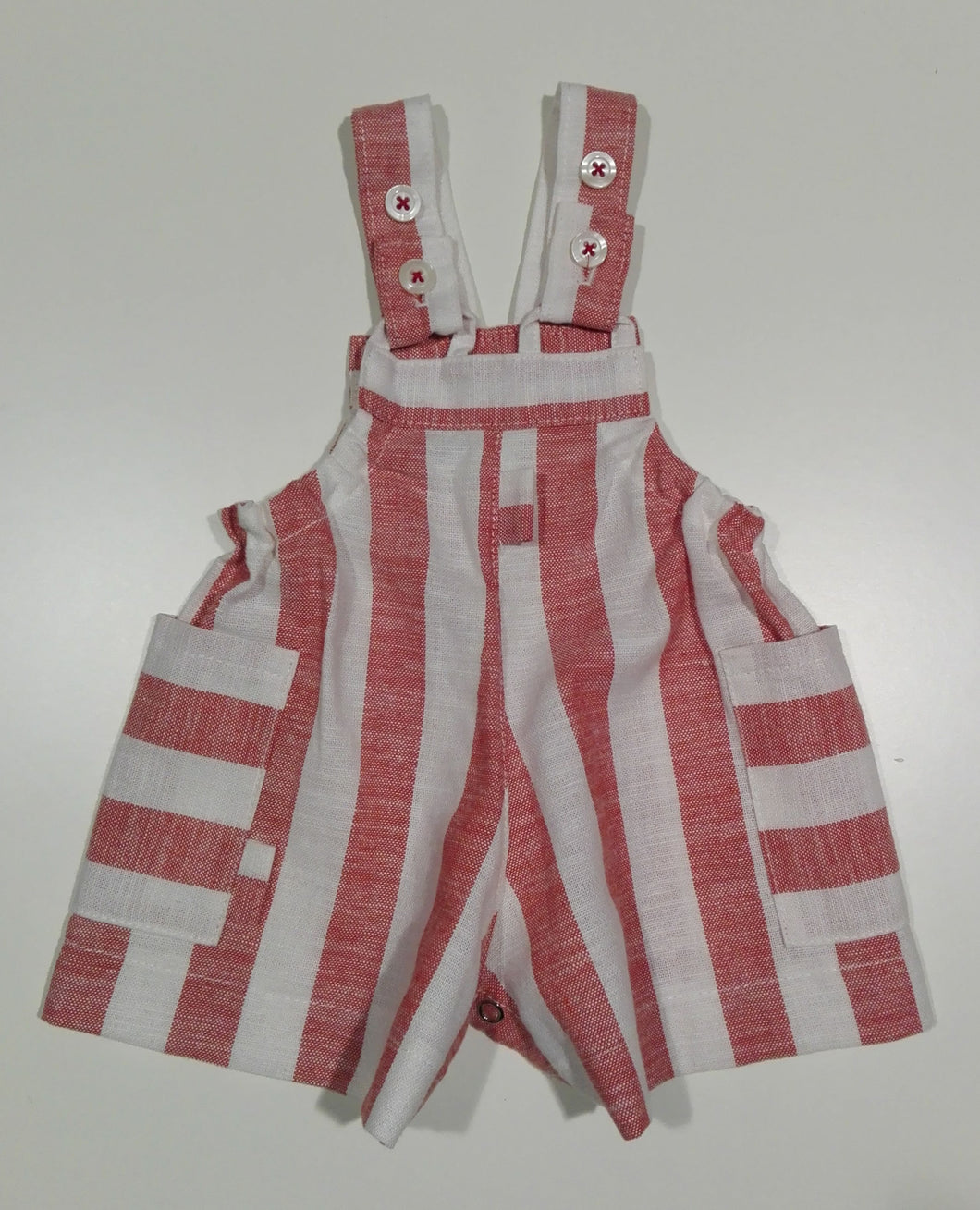 Short Dungaree in Linnen