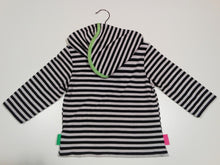 Load image into Gallery viewer, Long-sleeved striped sweater with hood
