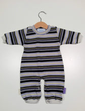 Load image into Gallery viewer, Onesie in wool with cuffs in cotton
