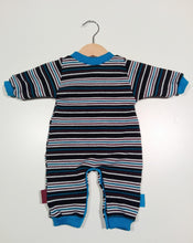 Load image into Gallery viewer, Onesie in wool with cuffs in cotton
