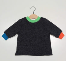 Load image into Gallery viewer, Long-sleeved sweater with colorful cuffs
