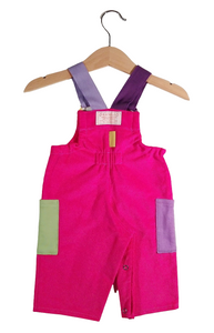 Dungaree in Corduroy Fuchsia