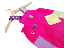 Load image into Gallery viewer, Dungaree in Corduroy Fuchsia
