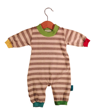 Load image into Gallery viewer, Onesie 100% soft cotton White and Grey
