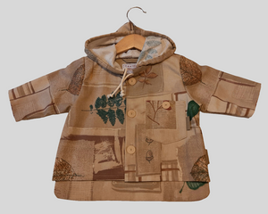 Jacket in Cotton with hood "Woody"