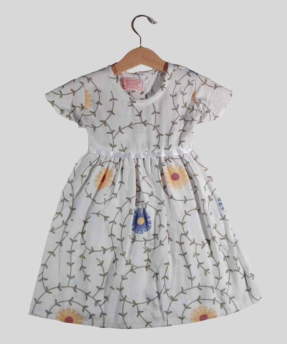 Dress with wavy sleeves. Midsummerdream