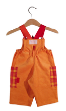 Load image into Gallery viewer, Dungaree in Corduroy Orange
