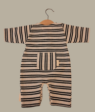 Load image into Gallery viewer, Onesie in 100% striped cotton
