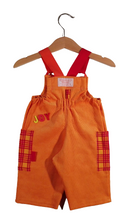 Load image into Gallery viewer, Dungaree in Corduroy Orange
