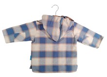 Load image into Gallery viewer, Jacket in Cotton with hood, Checkered
