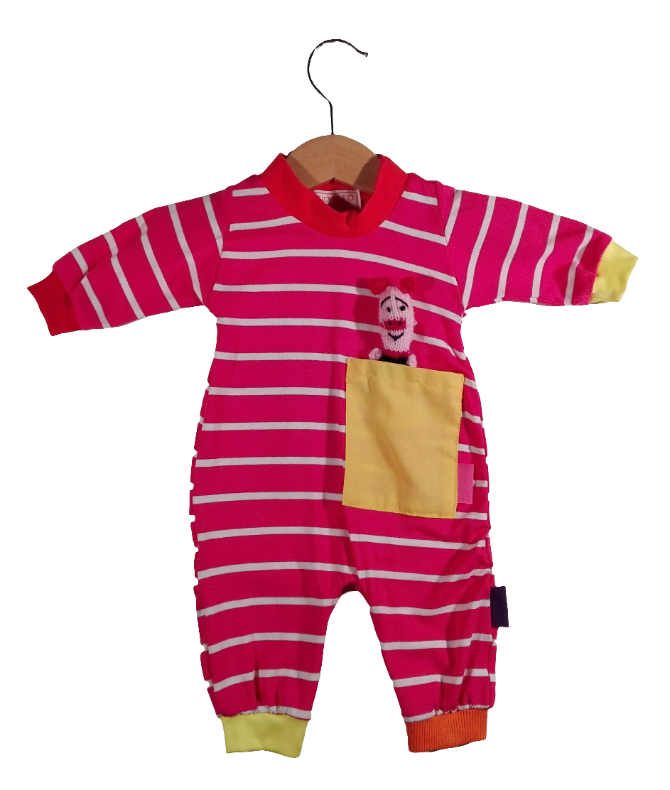 Onesie 100% soft cotton Fuchsia