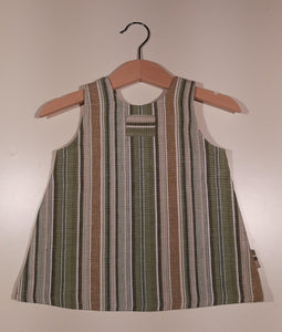 Trapeze Dress in hand woven cotton