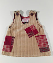 Load image into Gallery viewer, Trapeze Dress in corduroy
