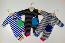 Load image into Gallery viewer, Onesie in cotton with pockets
