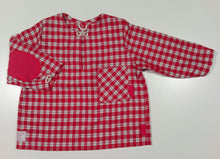 Load image into Gallery viewer, Shirt in flanel with patches on the sleeve
