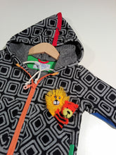 Load image into Gallery viewer, Jacket in mixed cotton and wool with hood
