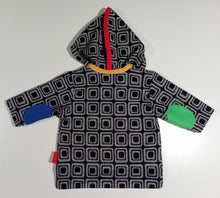 Load image into Gallery viewer, Jacket in mixed cotton and wool with hood
