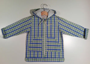 Jacket in heavy cotton with hood