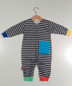 Onesie in cotton with pockets