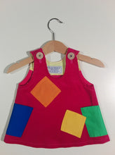 Load image into Gallery viewer, Trapeze Dress in corduroy with patches or pockets
