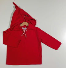 Load image into Gallery viewer, Long-sleeved sweater in cotton with hood
